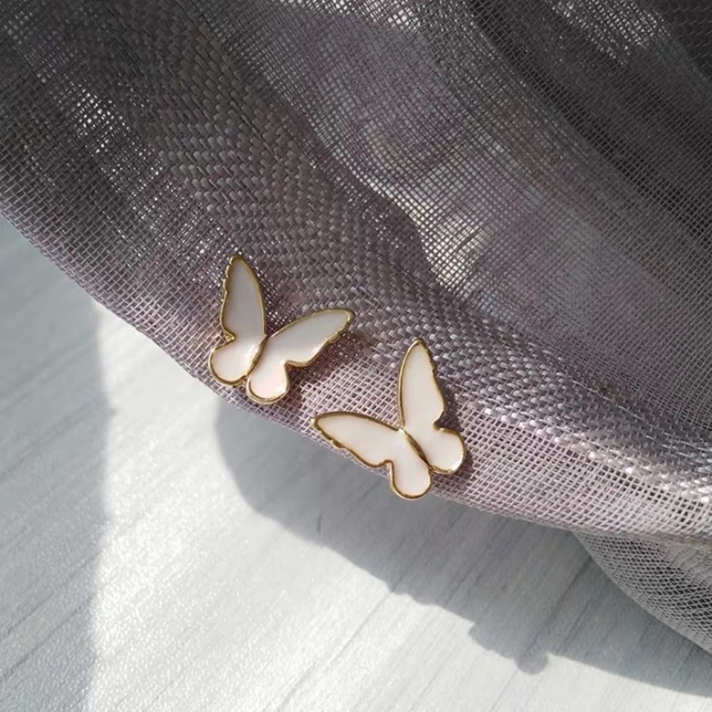 💙S925 Sterling Silver Butterfly Earrings - Picture 8 of 11